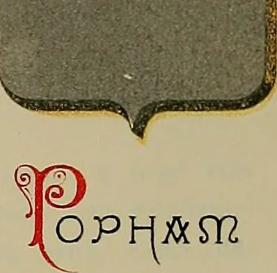 An illustration from America heraldica : a compilation of coats of arms, crests and mottoes of prominent American families settled in this country before 1800, 1887, leaf 106