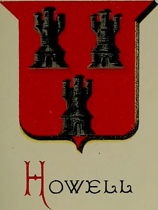An illustration from America heraldica : a compilation of coats of arms, crests and mottoes of prominent American families settled in this country before 1800, 1887, leaf 114