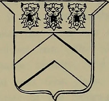 An illustration from America heraldica : a compilation of coats of arms, crests and mottoes of prominent American families settled in this country before 1800, 1887, leaf 150