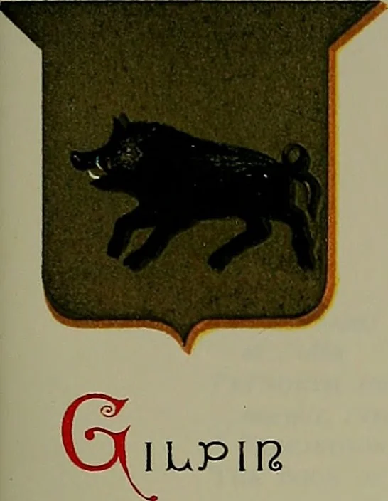 An illustration from America heraldica : a compilation of coats of arms, crests and mottoes of prominent American families settled in this country before 1800, 1887, leaf 156