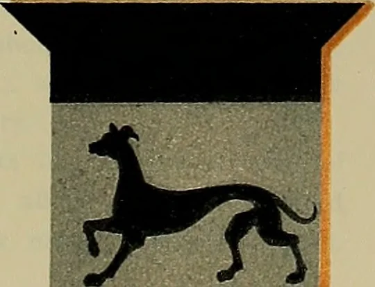 An illustration from America heraldica : a compilation of coats of arms, crests and mottoes of prominent American families settled in this country before 1800, 1887, leaf 170