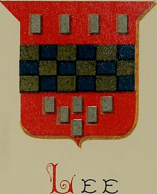 An illustration from America heraldica : a compilation of coats of arms, crests and mottoes of prominent American families settled in this country before 1800, 1887, leaf 198