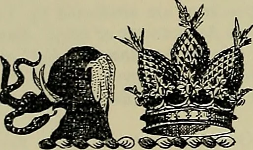 An illustration from America heraldica : a compilation of coats of arms, crests and mottoes of prominent American families settled in this country before 1800, 1887, leaf 201