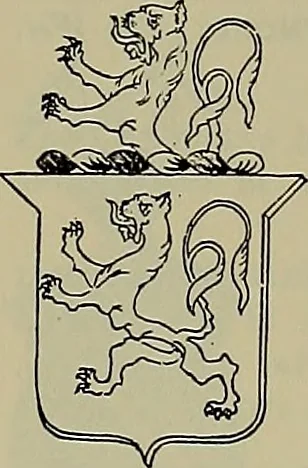 An illustration from America heraldica : a compilation of coats of arms, crests and mottoes of prominent American families settled in this country before 1800, 1887, leaf 226