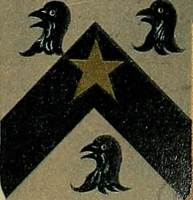 An illustration from America heraldica : a compilation of coats of arms, crests and mottoes of prominent American families settled in this country before 1800, 1887, leaf 260