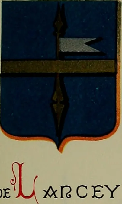 An illustration from America heraldica : a compilation of coats of arms, crests and mottoes of prominent American families settled in this country before 1800, 1887, leaf 40
