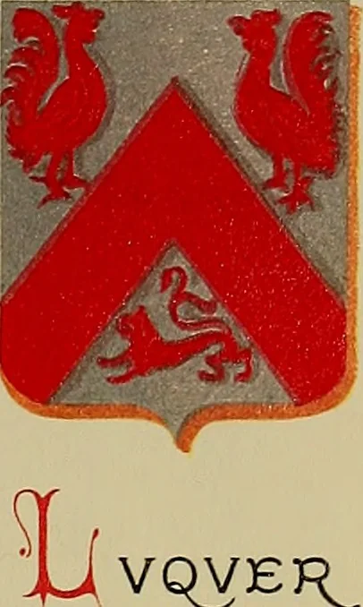 An illustration from America heraldica : a compilation of coats of arms, crests and mottoes of prominent American families settled in this country before 1800, 1887, leaf 40