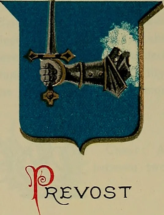 An illustration from America heraldica : a compilation of coats of arms, crests and mottoes of prominent American families settled in this country before 1800, 1887, leaf 58