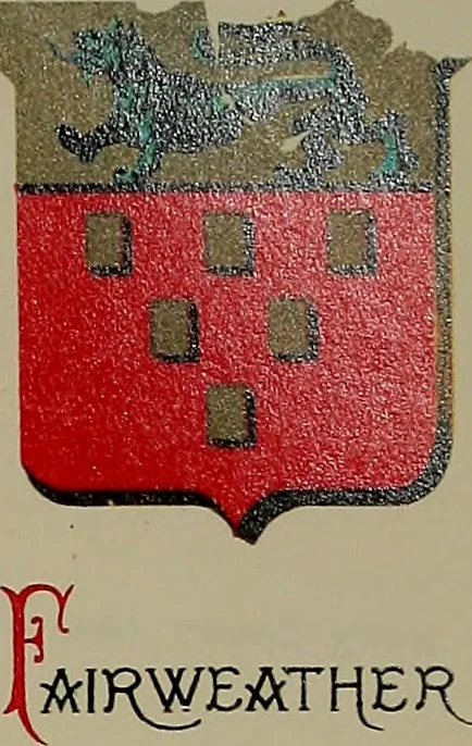 An illustration from America heraldica : a compilation of coats of arms, crests and mottoes of prominent American families settled in this country before 1800, 1887, leaf 96