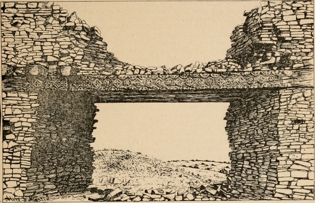 An illustration from The American archaeologist [serial], 1898, leaf 12