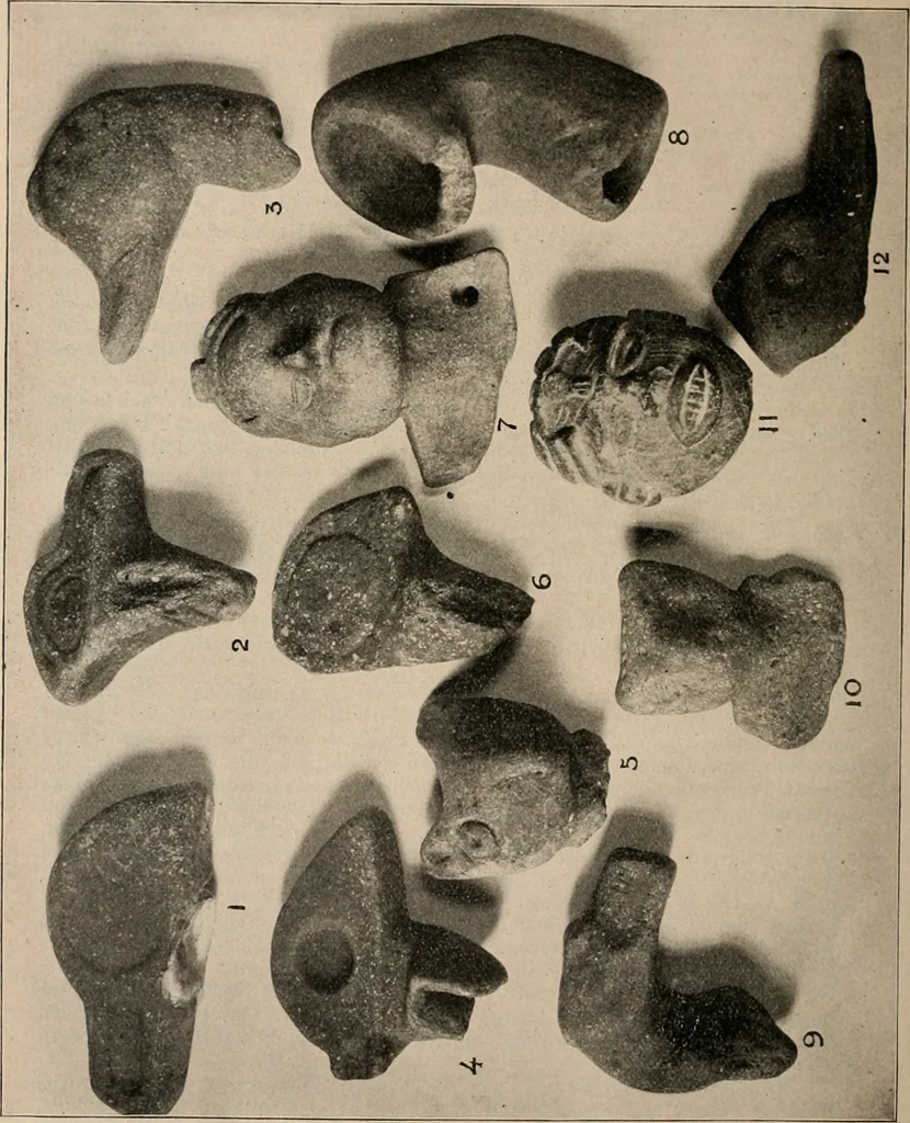 An illustration from The American archaeologist [serial], 1898, leaf 123