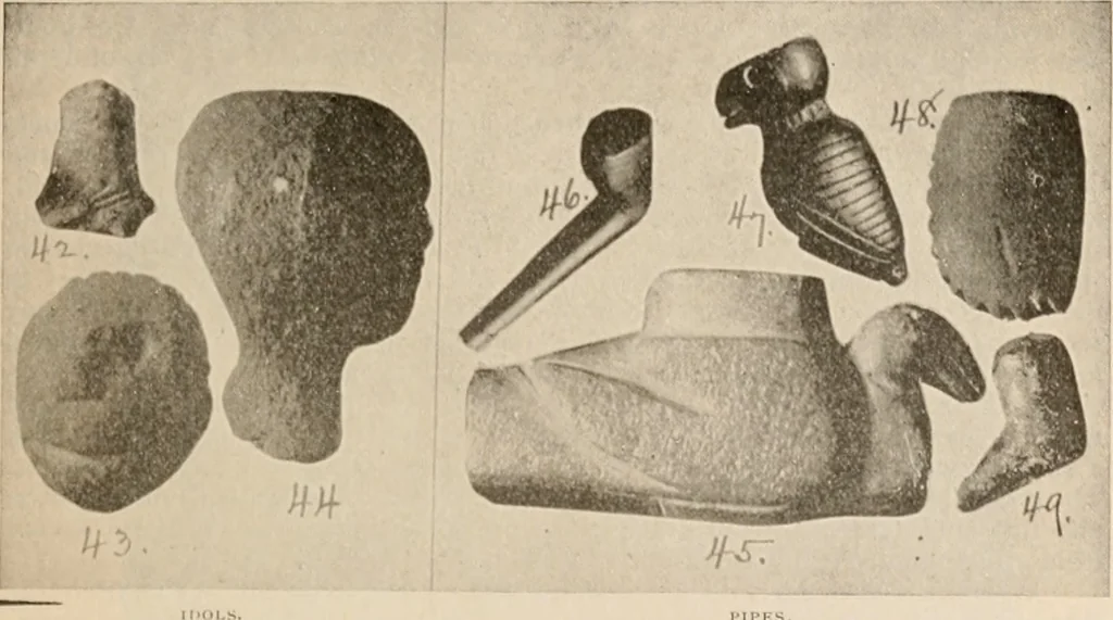 An illustration from The American archaeologist [serial], 1898, leaf 214