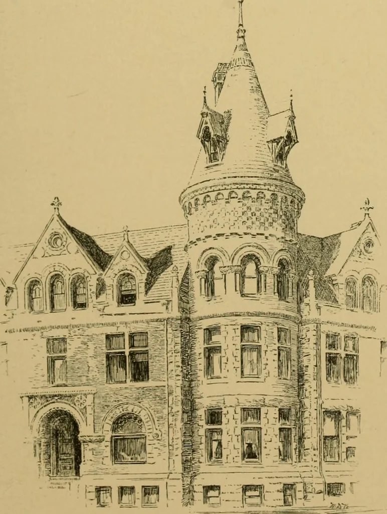 An illustration from American architecture, 1892, leaf 222