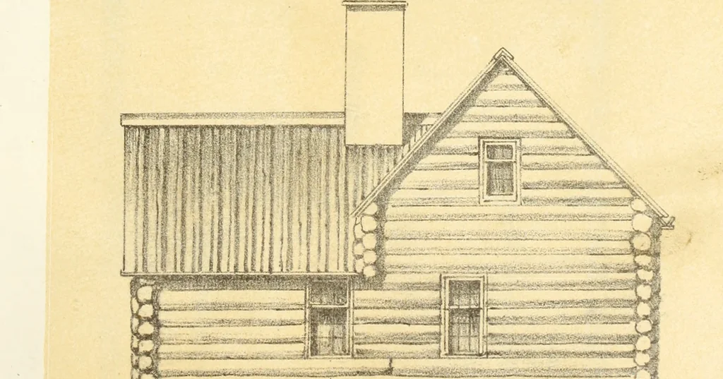 An illustration from The American architect : comprising original designs of cheap country and village residences, with details, specifications, plans and directions, and an estimate of the cost of each design, 1849, leaf 38