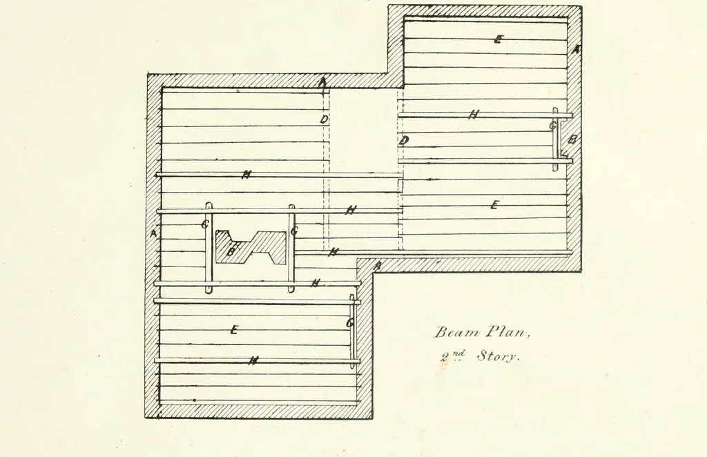 An illustration from The American architect : comprising original designs of cheap country and village residences, with details, specifications, plans and directions, and an estimate of the cost of each design, 1849, leaf 66