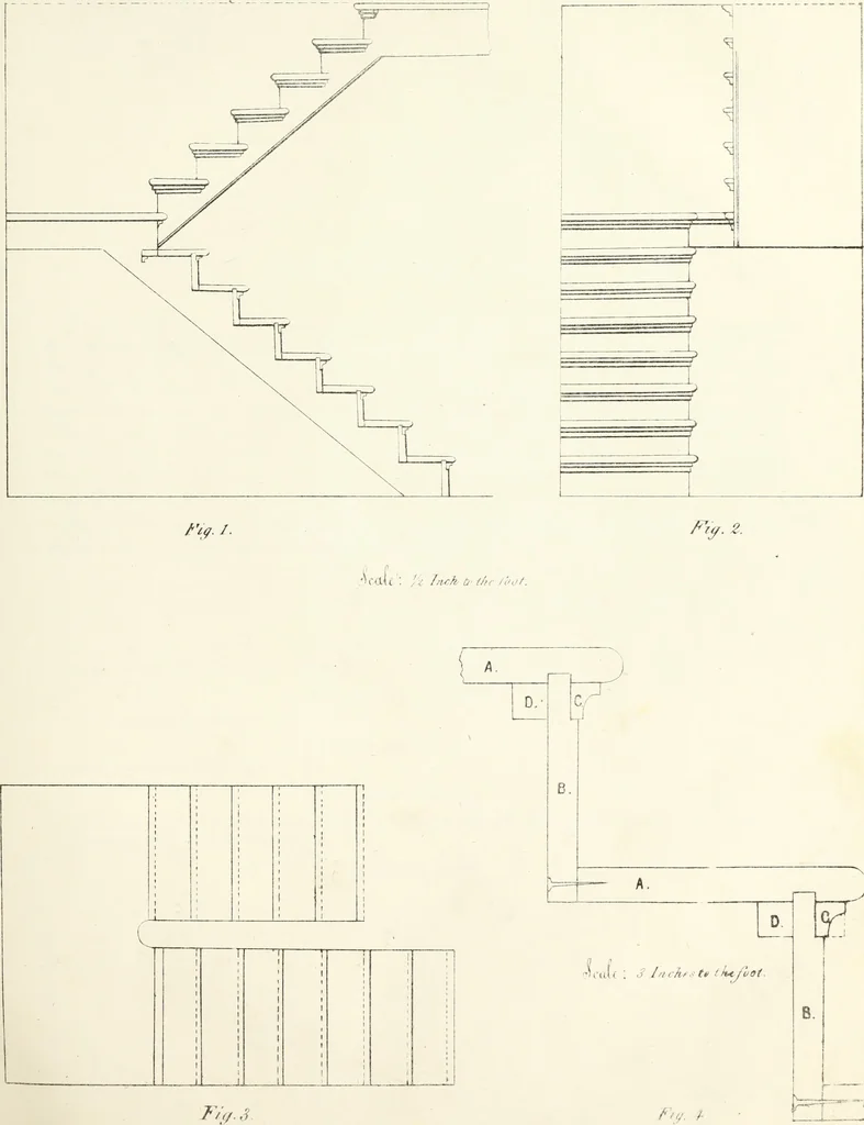 An illustration from The American architect : comprising original designs of cheap country and village residences, with details, specifications, plans and directions, and an estimate of the cost of each design, 1849, leaf 78