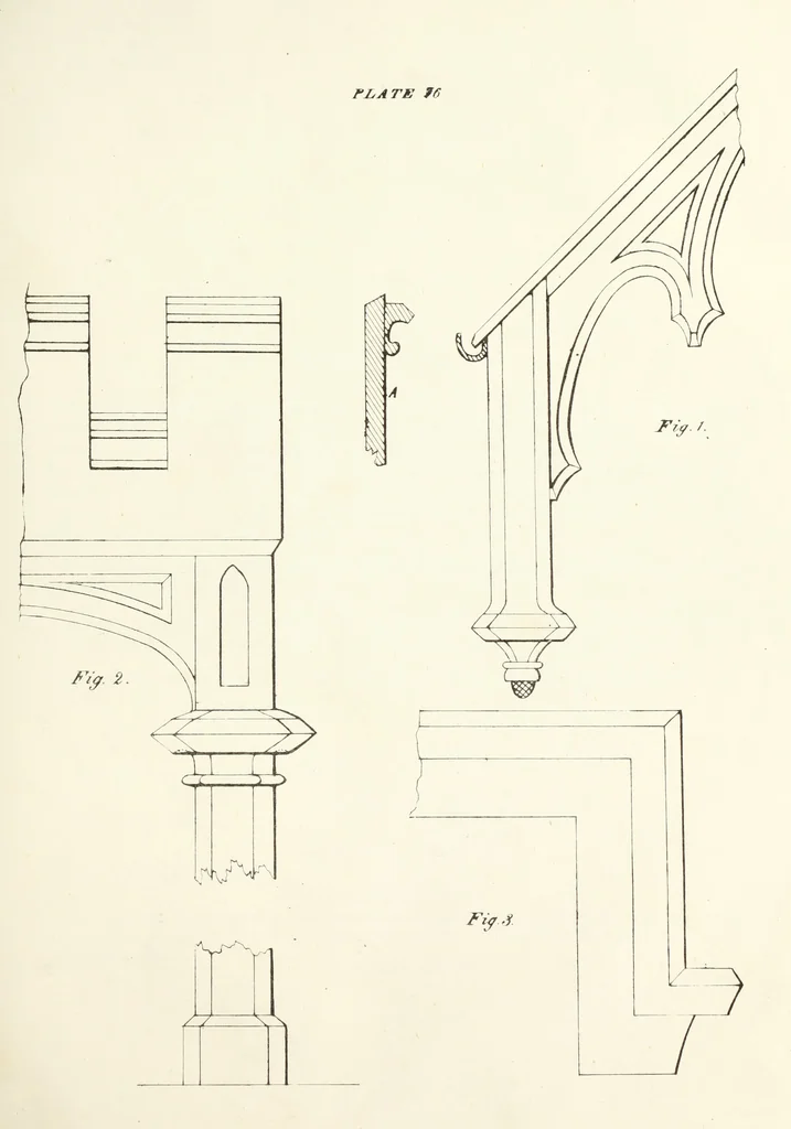 An illustration from The American architect : comprising original designs of cheap country and village residences, with details, specifications, plans and directions, and an estimate of the cost of each design, 1849, leaf 90