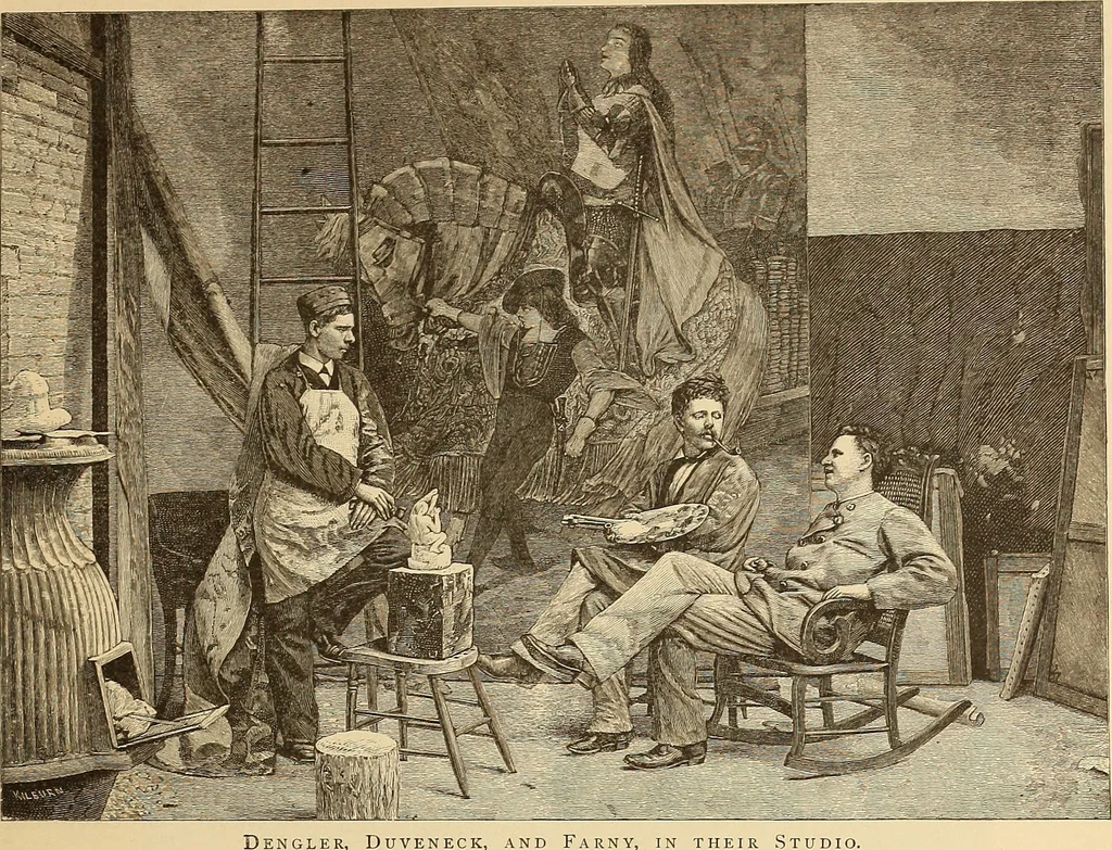 An illustration from American art and American art collections; essays on artistic subjects, 1889, leaf 186