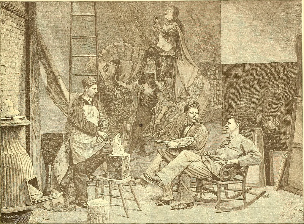 An illustration from American art and American art collections; essays on artistic subjects, 1889, leaf 184