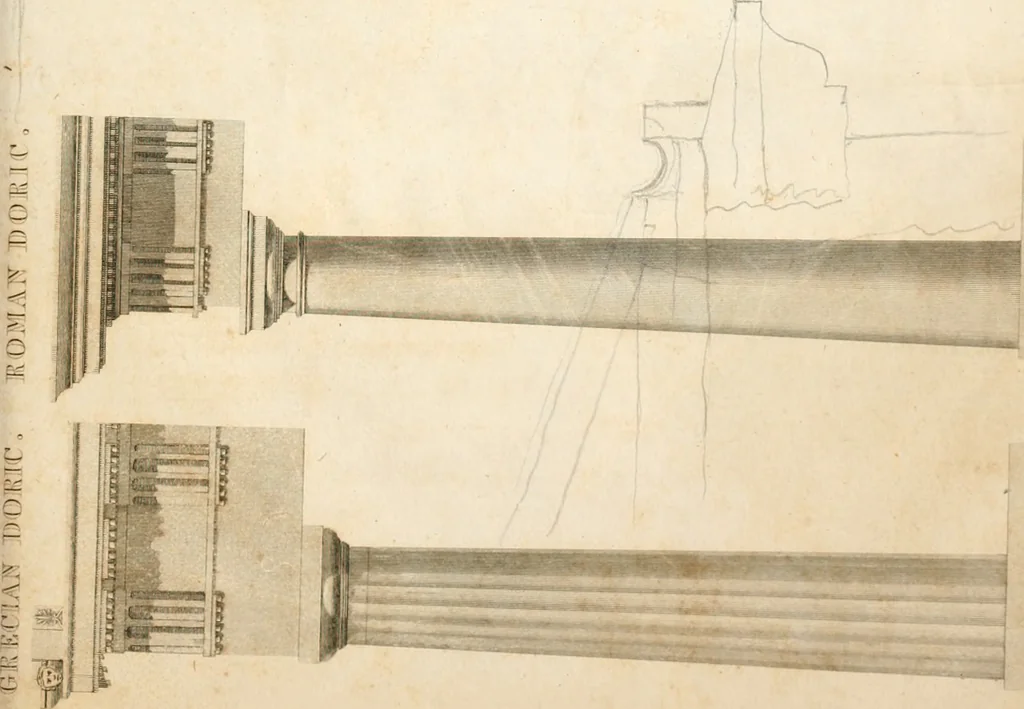 An illustration from The American builder's companion : or, A system of architecture, particularly adapted to the present style of building ; illustrated with seventy copperplate engravings, 1827, leaf 126