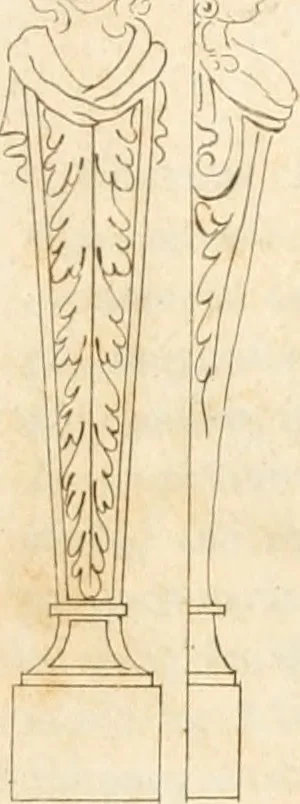 An illustration from The American builder's companion : or, A system of architecture, particularly adapted to the present style of building ; illustrated with seventy copperplate engravings, 1827, leaf 158