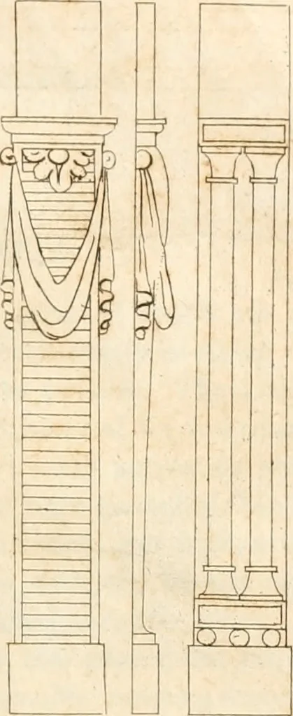 An illustration from The American builder's companion : or, A system of architecture, particularly adapted to the present style of building ; illustrated with seventy copperplate engravings, 1827, leaf 158