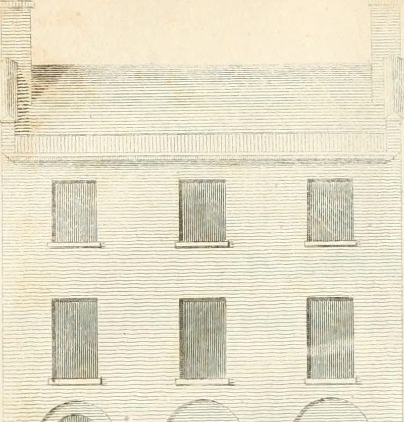 An illustration from The American builder's companion : or, A system of architecture, particularly adapted to the present style of building ; illustrated with seventy copperplate engravings, 1827, leaf 219
