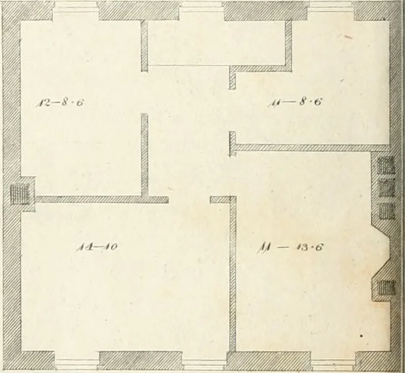 An illustration from The American builder's companion : or, A system of architecture, particularly adapted to the present style of building ; illustrated with seventy copperplate engravings, 1827, leaf 219