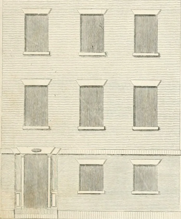 An illustration from The American builder's companion : or, A system of architecture, particularly adapted to the present style of building ; illustrated with seventy copperplate engravings, 1827, leaf 220