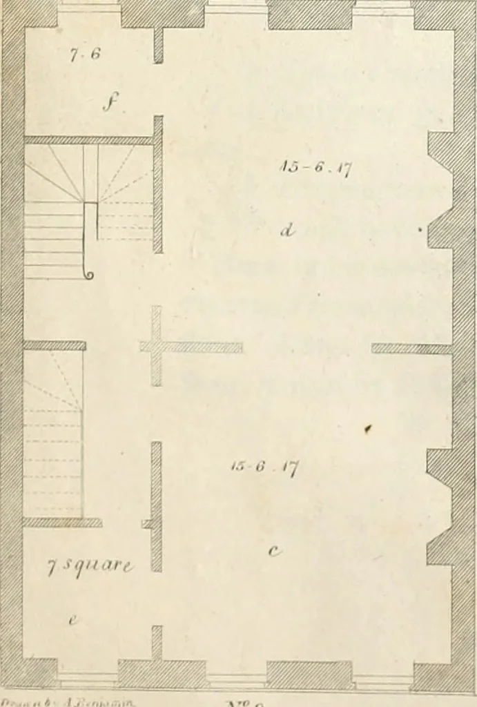 An illustration from The American builder's companion : or, A system of architecture, particularly adapted to the present style of building ; illustrated with seventy copperplate engravings, 1827, leaf 220