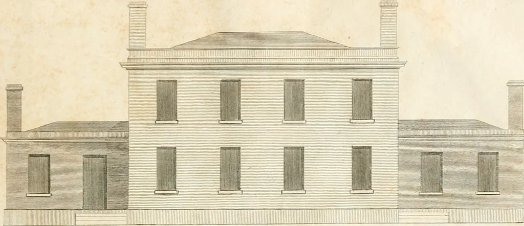 An illustration from The American builder's companion : or, A system of architecture, particularly adapted to the present style of building ; illustrated with seventy copperplate engravings, 1827, leaf 226