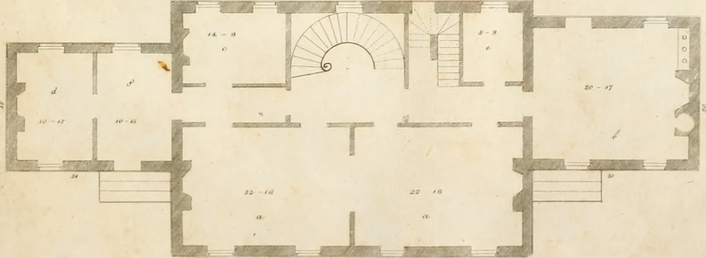 An illustration from The American builder's companion : or, A system of architecture, particularly adapted to the present style of building ; illustrated with seventy copperplate engravings, 1827, leaf 226