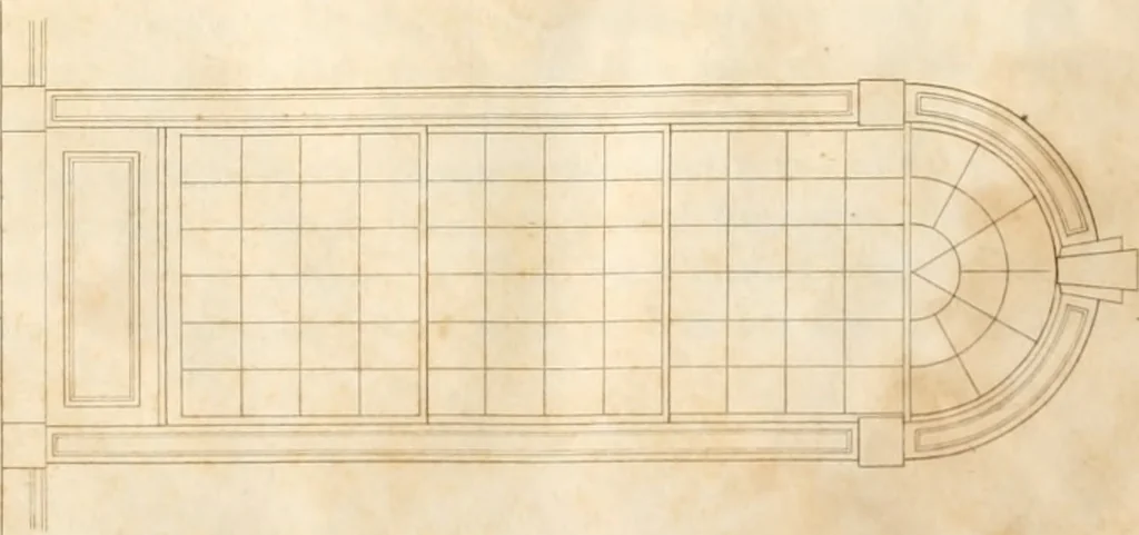 An illustration from The American builder's companion : or, A system of architecture, particularly adapted to the present style of building ; illustrated with seventy copperplate engravings, 1827, leaf 244