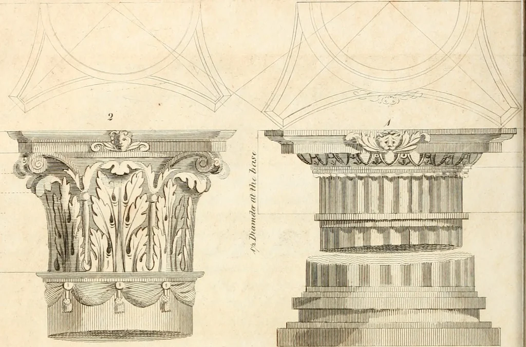 An illustration from The American builder's companion : or, A system of architecture, particularly adapted to the present style of building ; illustrated with seventy copperplate engravings, 1827, leaf 99