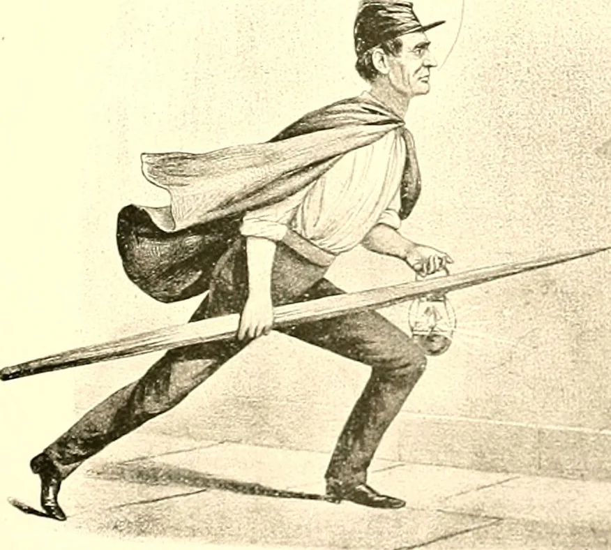 An illustration from American caricatures pertaining to the Civil War, 1918, leaf 36