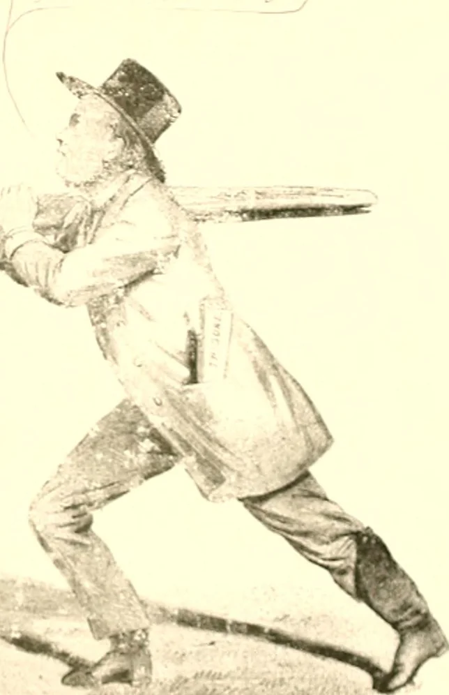 An illustration from American caricatures pertaining to the Civil War, 1918, leaf 50