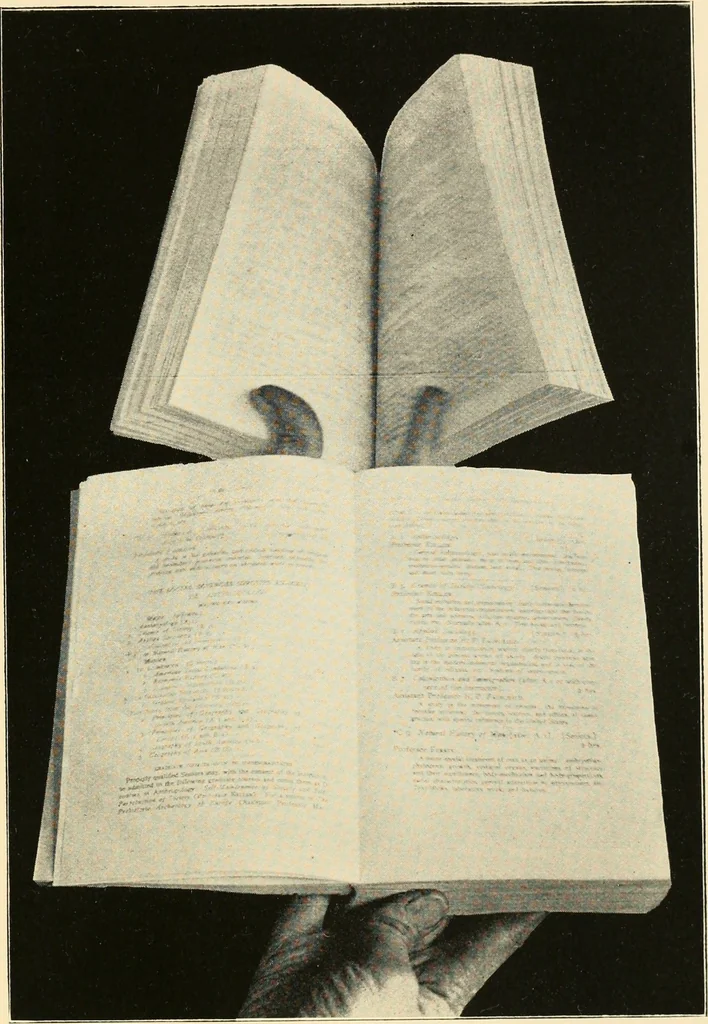 An illustration from The American college catalog; a book of information, with suggestions for the improvement of catalogs and other publications of colleges and schools, 1917, leaf 318