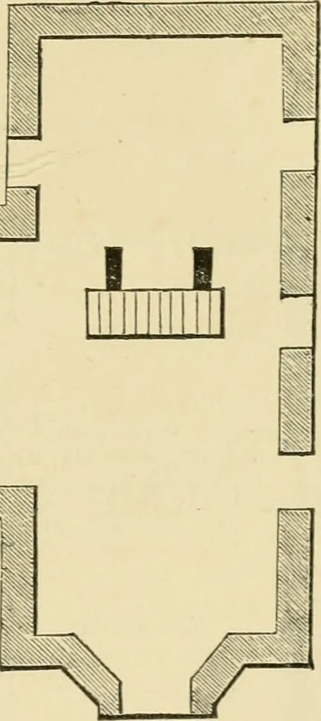 An illustration from The American cottage builder : a series of designs, plans, and specifications, from $200 to $20,000, for homes for the people ; together with warming, ventilation, drainage, painting and landscape gardening, 1876, leaf 210