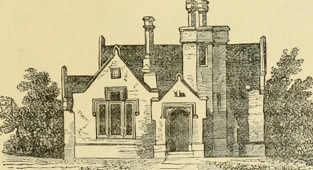 An illustration from The American cottage builder : a series of designs, plans, and specifications, from $200 to $20,000, for homes for the people ; together with warming, ventilation, drainage, painting and landscape gardening, 1876, leaf 246