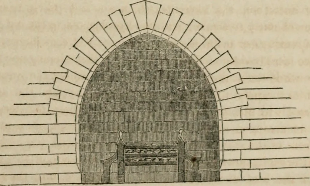 An illustration from The American cottage builder: a series of designs, plans, and specifications, from $200 to $20,000. For homes for the people. Together with warming, ventilation, drainage, painting, and landscape gardening, 1854, leaf 120