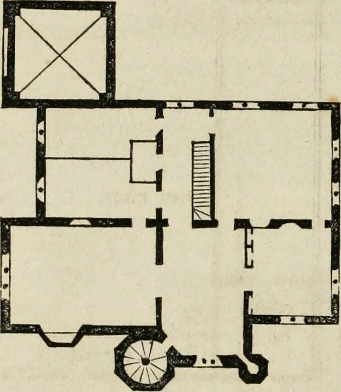 An illustration from The American cottage builder: a series of designs, plans, and specifications, from $200 to $20,000. For homes for the people. Together with warming, ventilation, drainage, painting, and landscape gardening, 1854, leaf 369