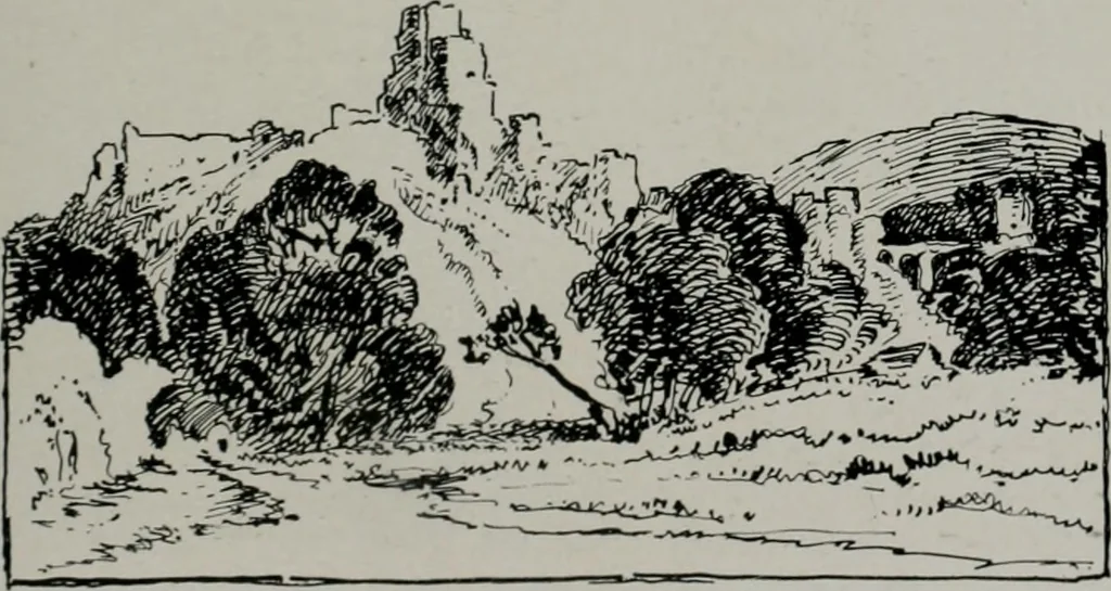 An illustration from American country houses of to-day; an illustrated account of some excellent houses built and gardens planted during the last few years, showing unmistakable influence of the modern trend in ideals architectural, 1915, leaf 146