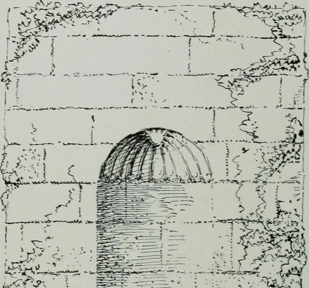 An illustration from American country houses of to-day; an illustrated account of some excellent houses built and gardens planted during the last few years, showing unmistakable influence of the modern trend in ideals architectural, 1915, leaf 23