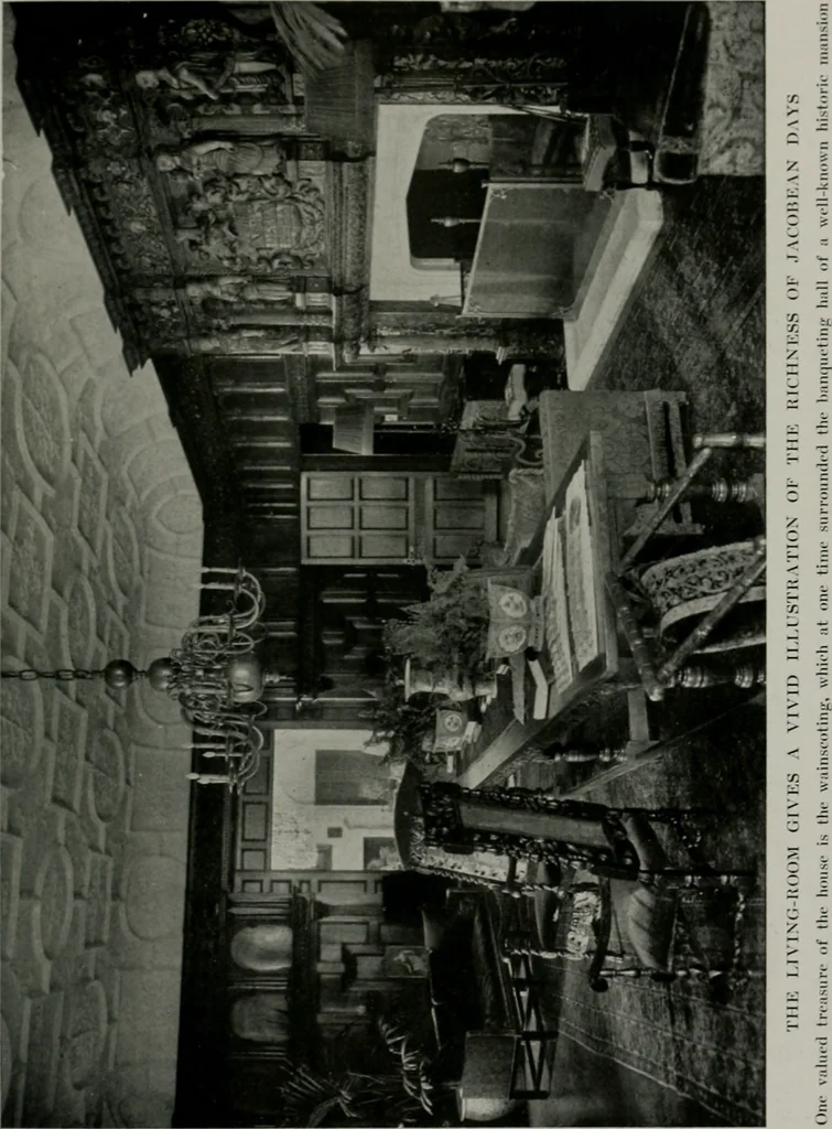An illustration from American country houses of to-day; an illustrated account of some excellent houses built and gardens planted during the last few years, showing unmistakable influence of the modern trend in ideals architectural, 1915, leaf 246