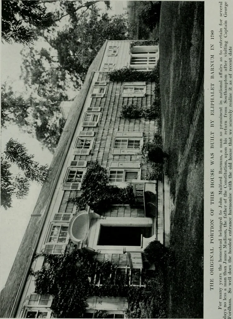 An illustration from American country houses of to-day; an illustrated account of some excellent houses built and gardens planted during the last few years, showing unmistakable influence of the modern trend in ideals architectural, 1915, leaf 301