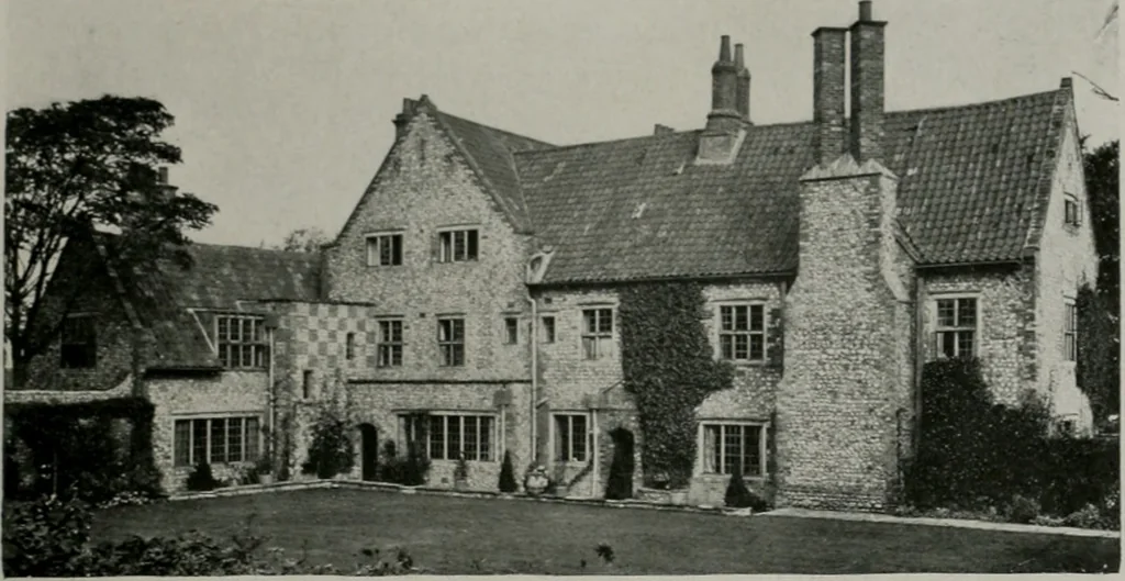An illustration from American country houses of to-day; an illustrated account of some excellent houses built and gardens planted during the last few years, showing unmistakable influence of the modern trend in ideals architectural, 1915, leaf 324