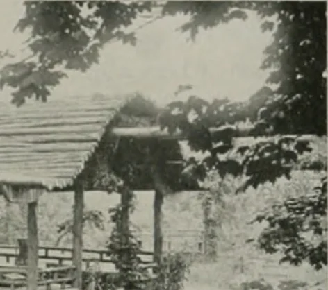 An illustration from American country houses of to-day; an illustrated account of some excellent houses built and gardens planted during the last few years, showing unmistakable influence of the modern trend in ideals architectural, 1915, leaf 360