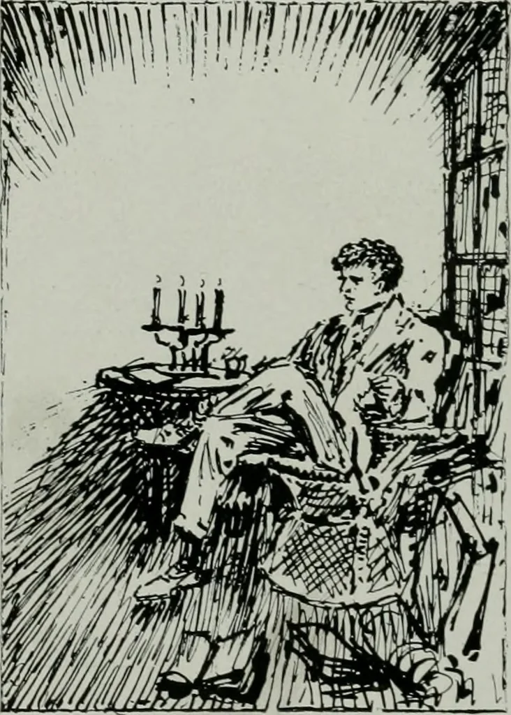 An illustration from American country houses of to-day; an illustrated account of some excellent houses built and gardens planted during the last few years, showing unmistakable influence of the modern trend in ideals architectural, 1915, leaf 447