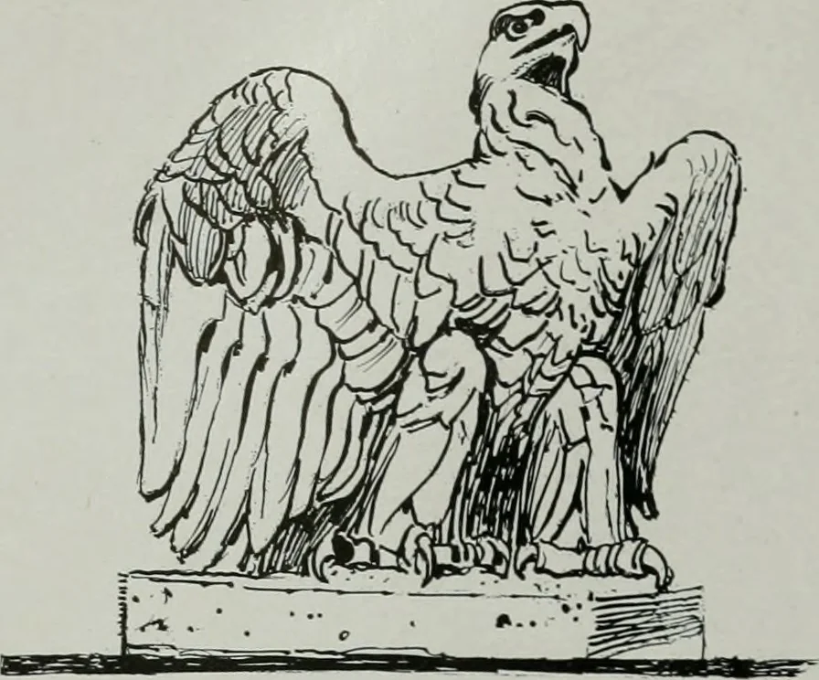An illustration from American country houses of to-day; an illustrated account of some excellent houses built and gardens planted during the last few years, showing unmistakable influence of the modern trend in ideals architectural, 1915, leaf 5