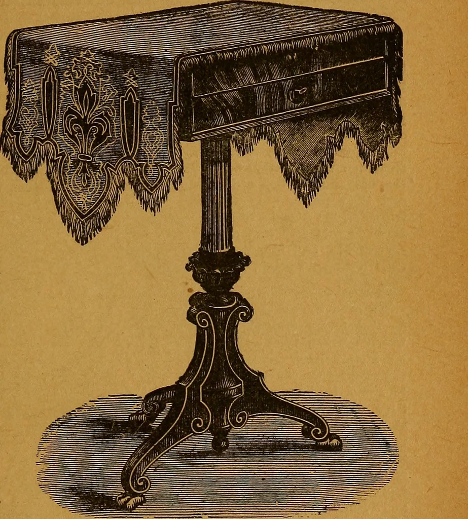 An illustration from The American domestic cyclopædia, a volume of universal ready reference for American women in American homes, 1890, leaf 350